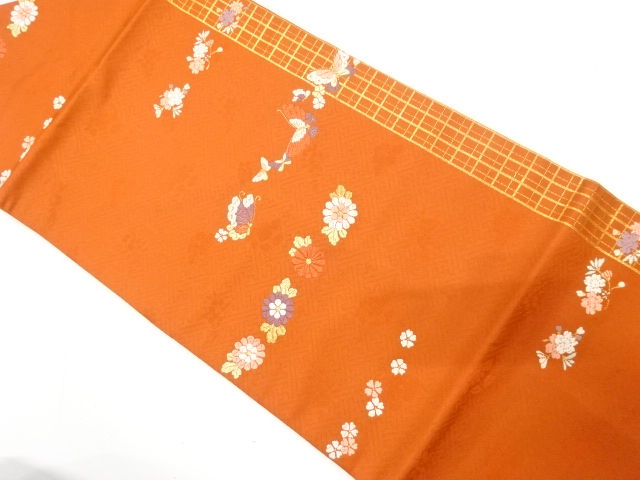 JAPANESE NAGOYA OBI / WOVEN SAKURA